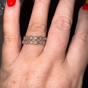 Intricate Rhodium Plating Women's Ring